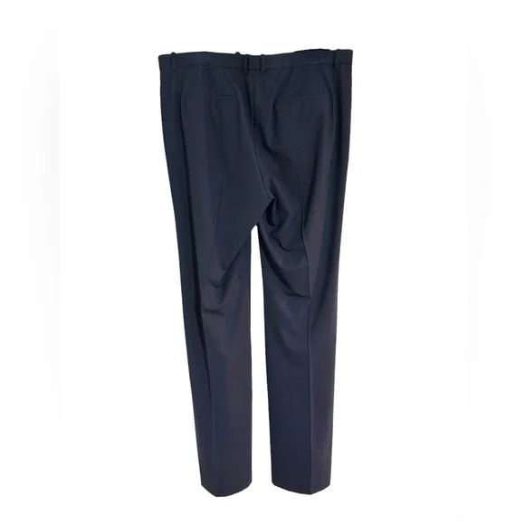THEORY DEMITRIA NOCTURNE NAVY GOOD LIGHTWEIGHT WOOL SUIT SEPARATES PANT SZ 14 - Picture 8 of 9